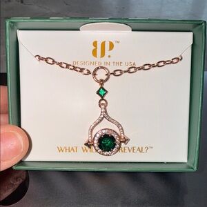 Bomb Party May 2026 Necklace - Rose Gold Tone